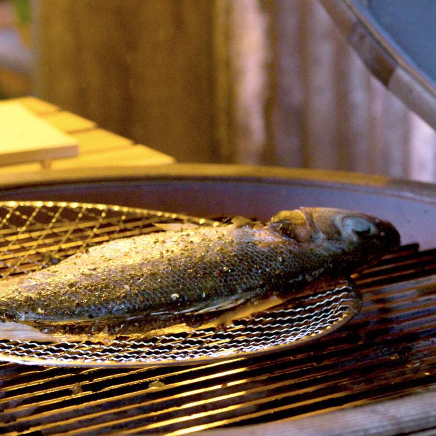 YAKINIKU Ronde Shichirin Wegwerprooster (10 stuks) | MEDIUM