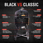 YAKINIKU® LARGE Kamado solo basic Black Edition