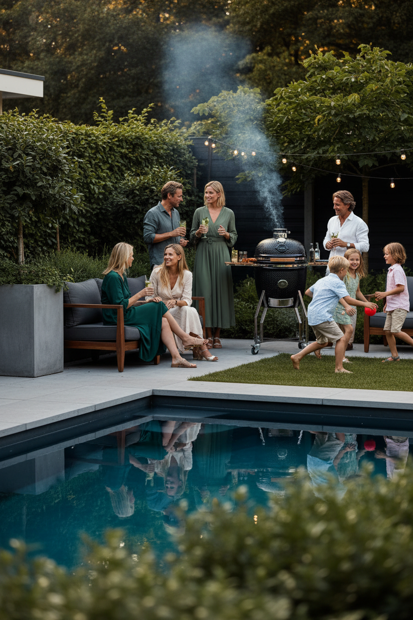 Tuinfeest met Yakiniku Large Kamado