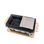 YAKINIKU Rectangular Teppanyaki Plate for Shichirin
