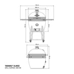 YAKINIKU XLARGE Kamado Compleet